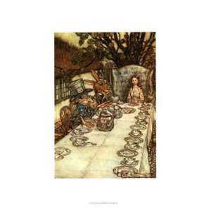  Arthur Rackham   The Mad Tea Party GICLEE Canvas