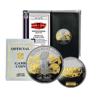  Super Bowl XLIV Official 2 Tone Flip Coin 