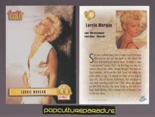 LORRIE MORGAN Western Music 1993 COUNTRY GOLD TRADING CARD  
