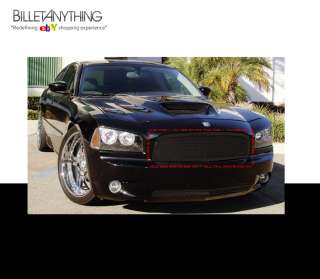 2005 2010 DODGE CHARGER BLACK MESH GRILLE GRILL T REX  