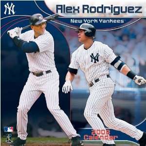 ALEX RODRIGUEZ New York Yankees 2008 MLB Monthly 12 X 12 WALL 