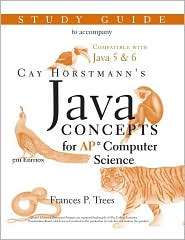 Java Concepts Advanced Placement Computer Science Study Guide 