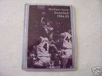 1984 85 Northern Iowa Basketball Pocket Schedule  
