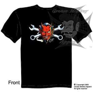   Coop Wrench Devil, Kustom Kulture T Shirt, New, Ships within 24 hours