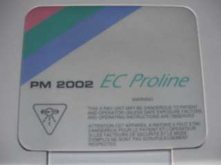 Radiografía panorámica dental de la EC ProLine de Planmeca PM 2002