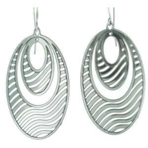 Double Oval Shape with Wave Design Center and High Polished Finish 