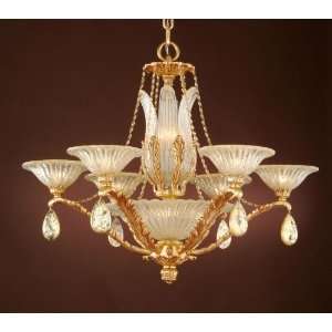  Conquistador Chandelier French Gold