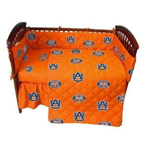 Auburn Tigers Baby Crib Fitted Sheet (White Color)  Sports 