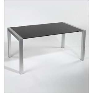  ItalModern 03450 Delroy Extension Table  Silver Aluminum 