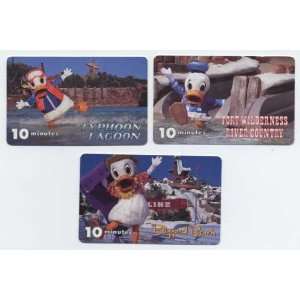  At Disney Water Parks Lagoon, Beach, Fort. Set of 3 