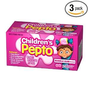  Pepto bismol Childrens Pepto, Bubble Gum Flavor Chewable 