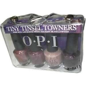 OPI Tiny Tinsel Towners Holiday in Hollywood Mini Set Limited Edition 