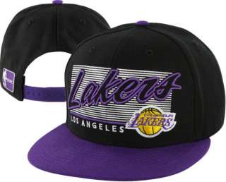 Los Angeles Lakers 47 Brand Kelvin Adjustable Snapback Flat Brim Hat 