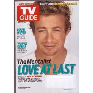  TV GUIDE Magazine (5 10 10) The MENTALIST Love At Last 