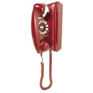  CROSLEY RADIO CR55 RE CLASSIC WALL PHONE (RED 