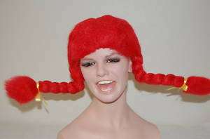 Pippi Longstocking Wendys Halloween costume wig  