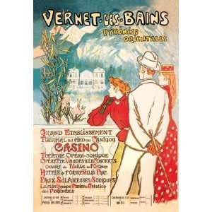   Vernet les Bains Pyrenees Orientales 20x30 poster