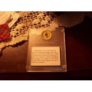  1998 Gold Maple Leaf with Privy Mark Uncirculated 