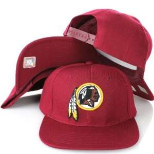 Washington Redskins NFL Burgundy Tone Vintage Snapback Flatbill Cap 