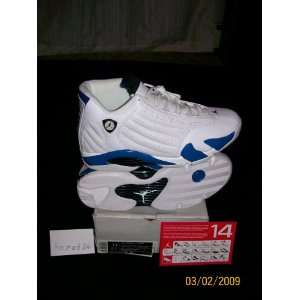  Nike Air Jordan XIV [14] White blue (Size 11 Us) [Bran new 