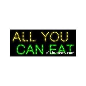 All You Can Eat Business LED Sign 
