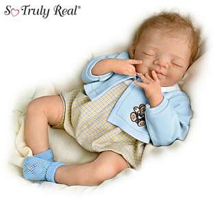 Smiling Sweetly, Benjamin So Truly Real Lifelike Baby Doll By Ashton 