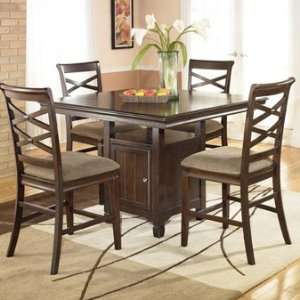  Market Square Highland Park 5 Piece Counter Height Dining 