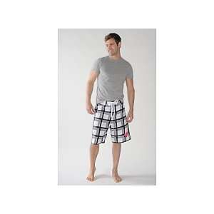  G III Detroit Red Wings Plaid Board Shorts Sports 