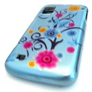  NEW ZTE N860 Warp Teal Blue Abstract Blossom Design Gloss 