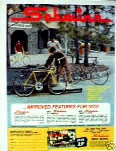 1973 Schwinn Collegiate Varsity, SportBicycles, Bike AD  