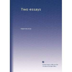  Two essays Ralph Wardlaw Books
