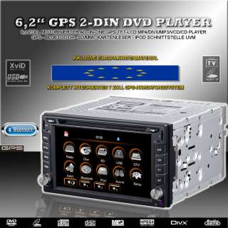 GPS NAVIGATION DVD LCD AUTORADIO BLUETOOTH NAVI DOPPEL DIN 2DIN MD271G 