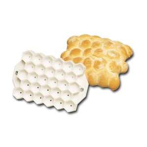 Hexagons Dough Bread Stamp   5 1/2 X 4 