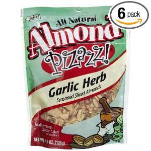 Good Sense Almond Pizazz, Garlic Herb Seasoned Sliced Almonds, 4.5 