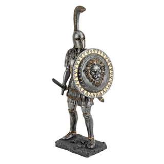 El guerrero de hoplita armó con el fishbone de san Pedro (espada 