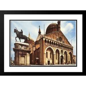  Donatello 38x28 Framed and Double Matted Equestrian Statue 