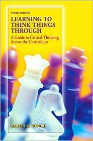   Curriculum, (0138132429), Gerald M. Nosich, Textbooks   