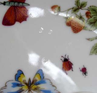 Butterfly & Strawberry Snack Plates & Cups * Lenwile & Ardalt * 4 Sets 