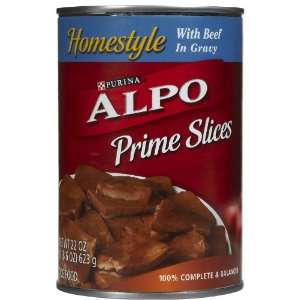  Alpo Prime Slices in Gravy with Beef   12 x 22 oz Pet 