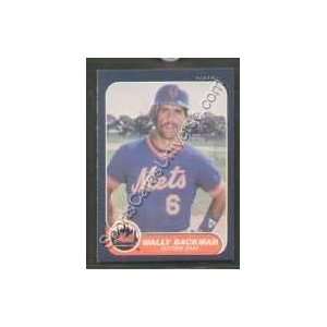  1986 Fleer Regular #75 Wally Backman, New York Mets 