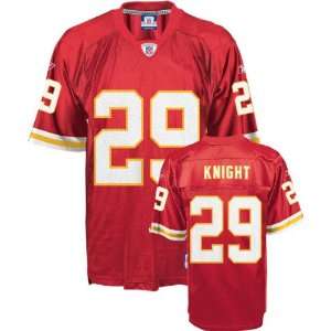Sammy Knight Red Reebok NFL Replica Kansas City Chiefs Jersey  