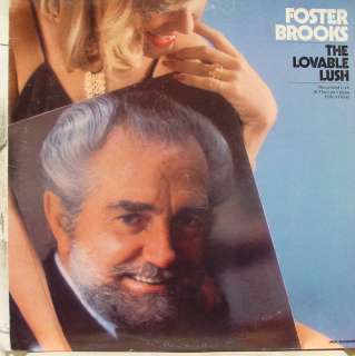 FOSTER BROOKS the lovable lush LP MCA 514 VG+ 1973 Vinyl Record  