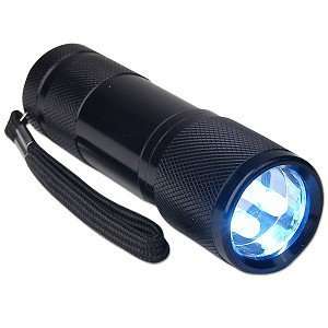  3 LED Super Bright Aluminum Alloy Flashlight (Black)