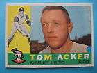 1960 Topps 274 Tom Acker Athletics PSA 8 5 pop 2  