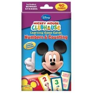   Mouse Clubhouse Numbers and Counting Learning Game Cards Office
