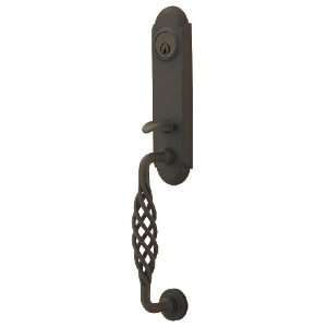   Double Cylinder Keyed Entry Wrought Steel Monolithic Handleset 462111
