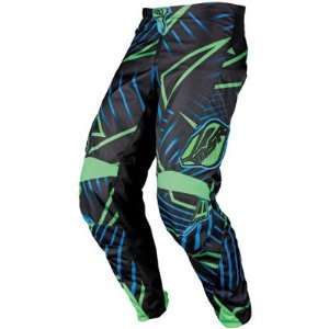   MSR Axxis Youth Pants 2012 Youth 10 (26 Waist) Green/Cyan Automotive
