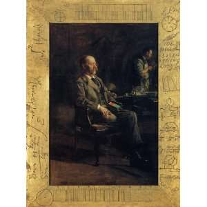  FRAMED oil paintings   Thomas Eakins   24 x 32 inches 
