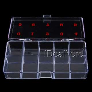 New Nail Art Display Box Case Storage Acrylic Container  