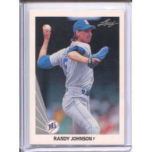  1990 Leaf #483 Randy Johnson Sports Collectibles